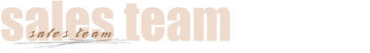 Sales Team